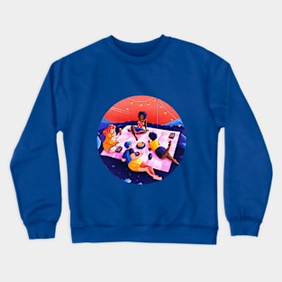 Strawberry Picnic_RoundVersion Crewneck Sweatshirt